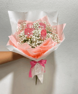 Buquê com 04 Rosas Sofia