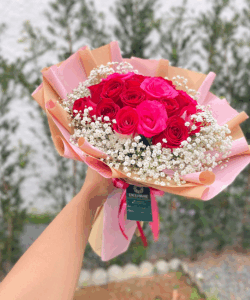 Buquê Mix de Rosas com 20 Rosas
