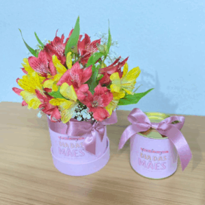 Kit Mini Box Flores e Box Chocolates