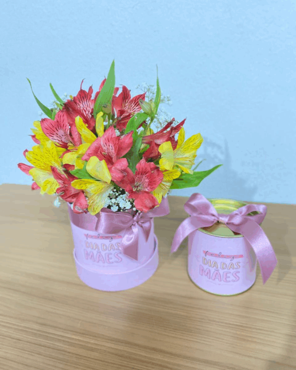 Kit Mini Box Flores e Box Chocolates