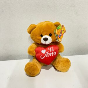 Urso Pelúcia Coração Te amo